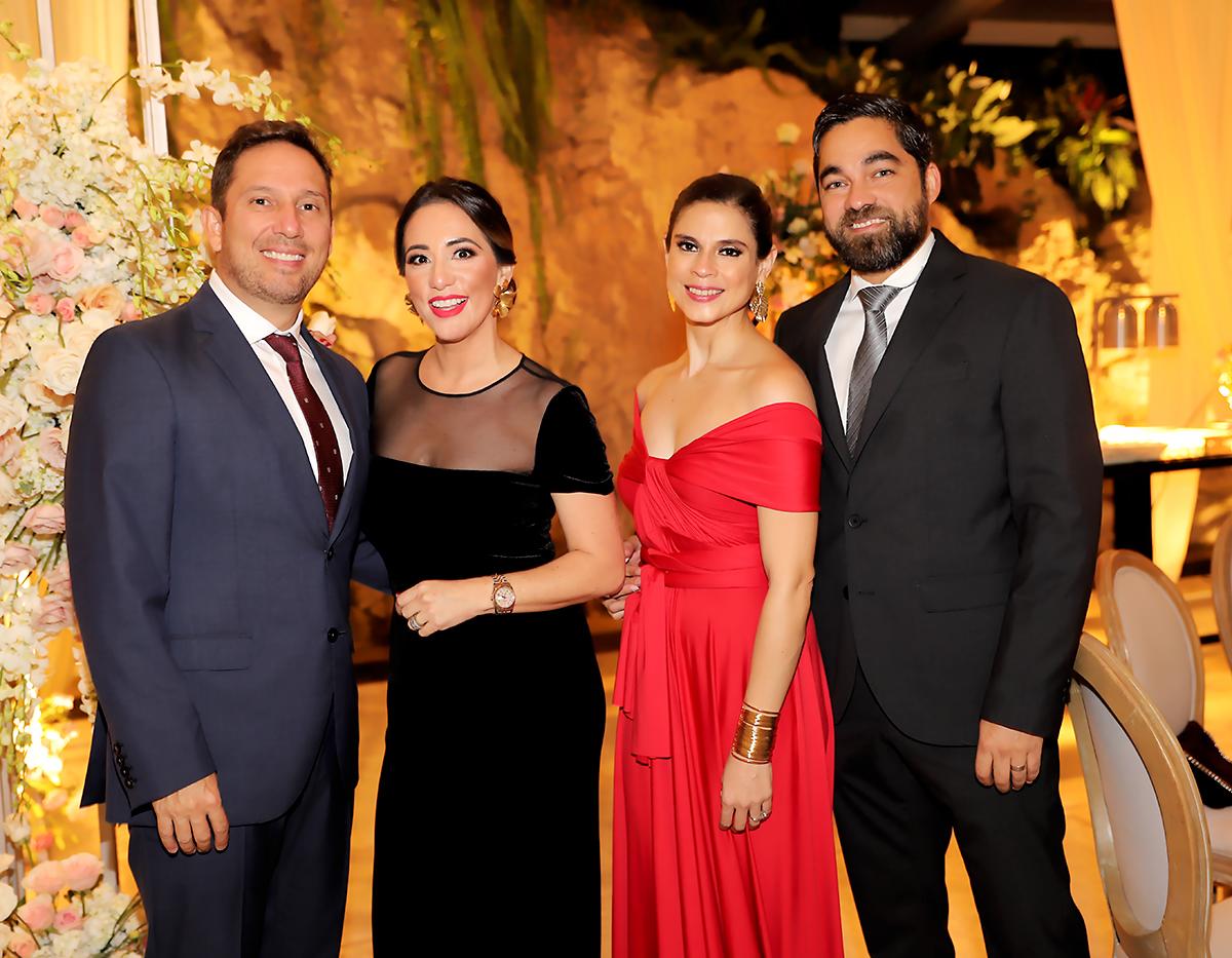Christian Garnier, Karine Niño, Maye y Heriberto Navarrete