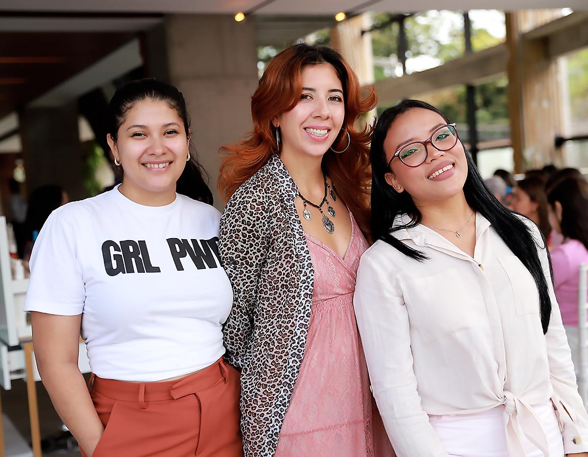 Amanda Fonck, María José Ochoa e Ingrid Valdez. 