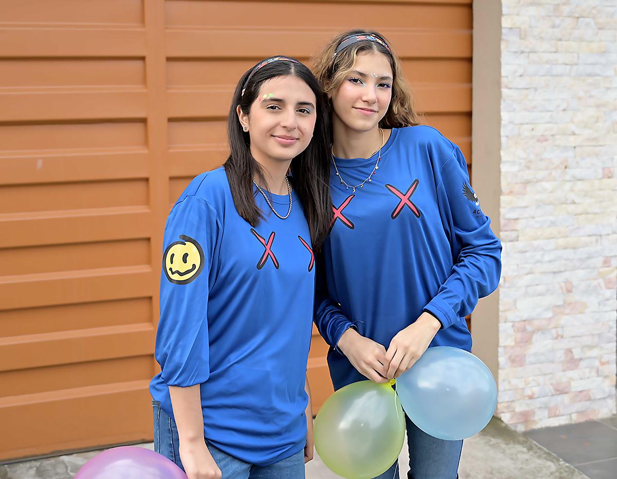 Andrea Tilguant y Andrea Cáceres.