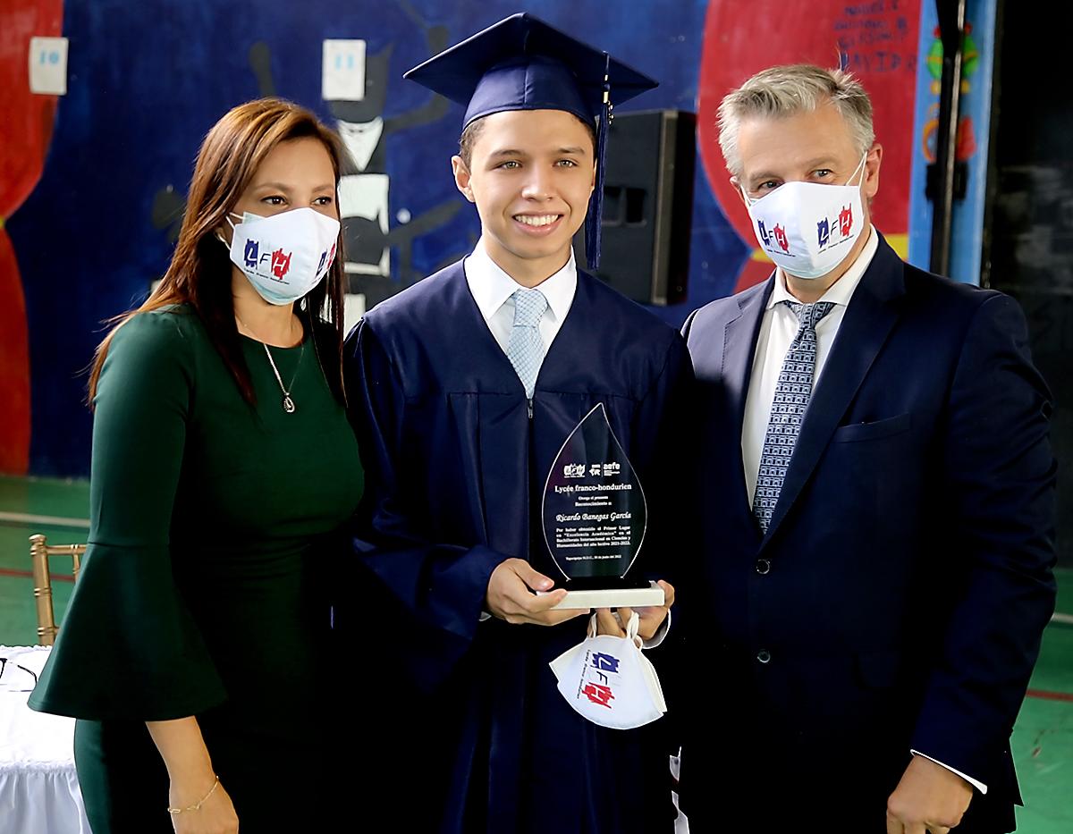Entrega de títulos del Liceo Franco Hondureño 2022