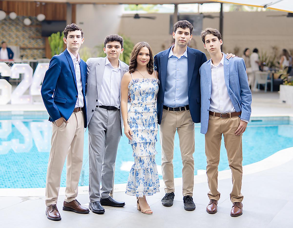 Daniel Matute, José Daniel Caraccioli, Esther Rivera, Joaquín Arguello y Saeed Rivera.