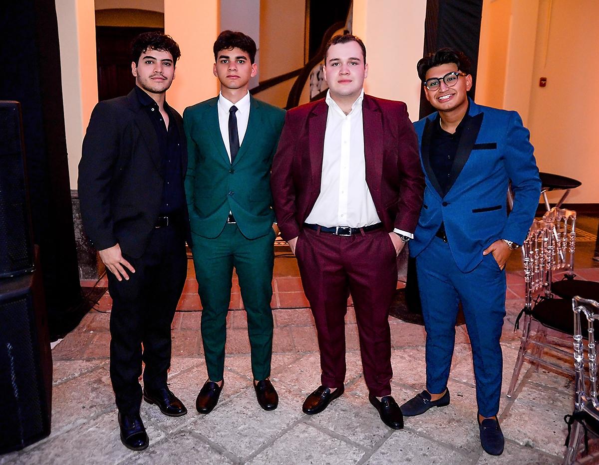 Diego Mairena, Enrique Sánchez, Emilio Duarte y Jhoan Pineda.