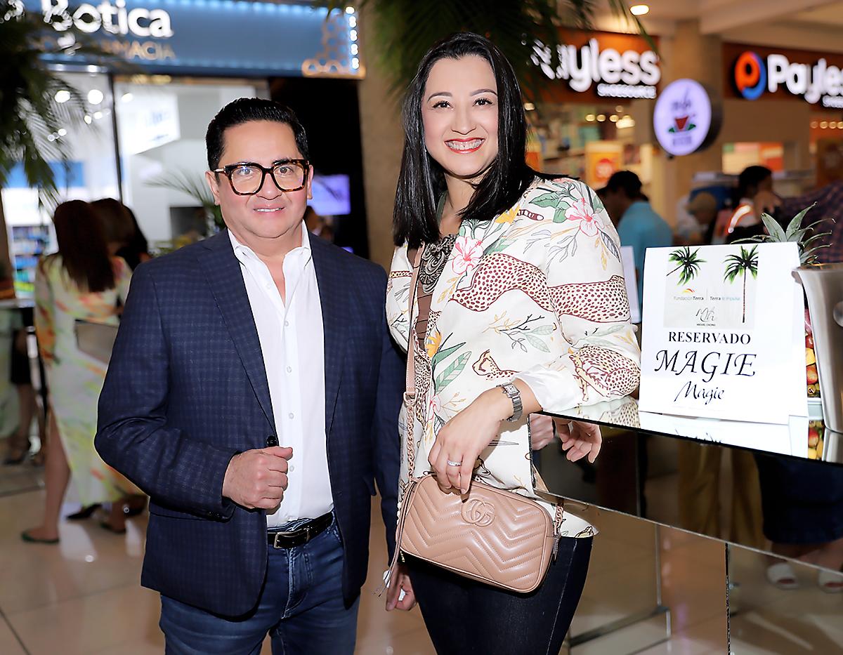 Miguel Chong y Marisol de Pierrefeu.