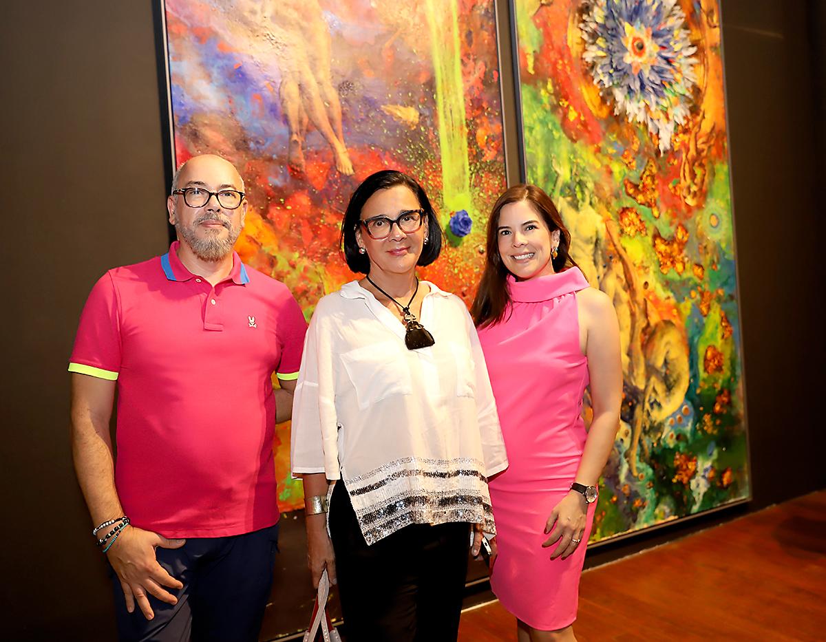 Carmelo Rizzo, Mandy Bermúdez y Erica Corleto