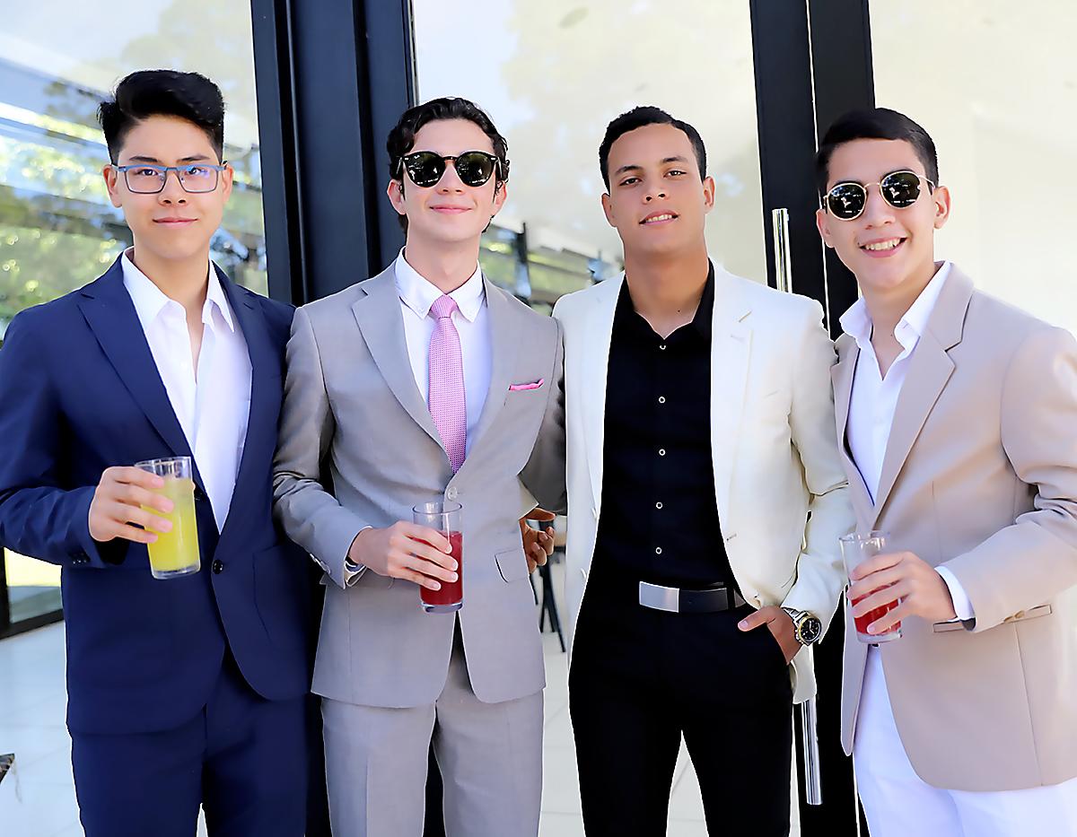 William Kuo, Alberto Lázarus, Javier Portillo y Juan Suazo