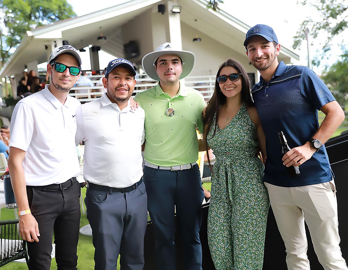 Digo Bendeck, Víctor Turcios, Eduardo Álvarez, Marcela Navas y Diego Maduro