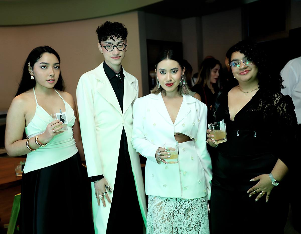 Jocelyne Zelaya, Bastián Vásquez, Allyson Díaz y Julieth Ortega.