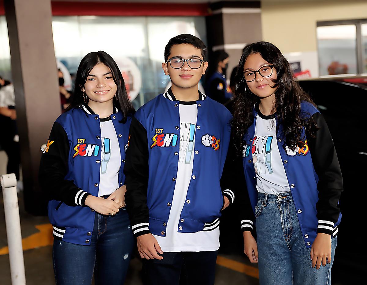 Daniela García, Jessy Flores y Samantha Espino
