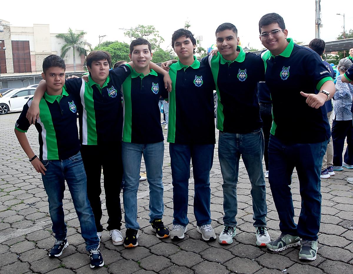 Lenin Benítez, Joseph Cartagena, Carlos Alvarado, Geovany Echeverría, Santiago Romero, Emerson Bonilla y Jorge García.