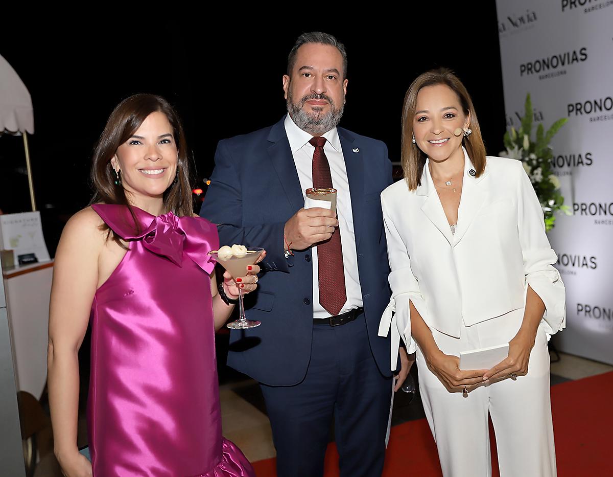 Erika Coleto, Gabriel Molina y Ana María Dieckmann.