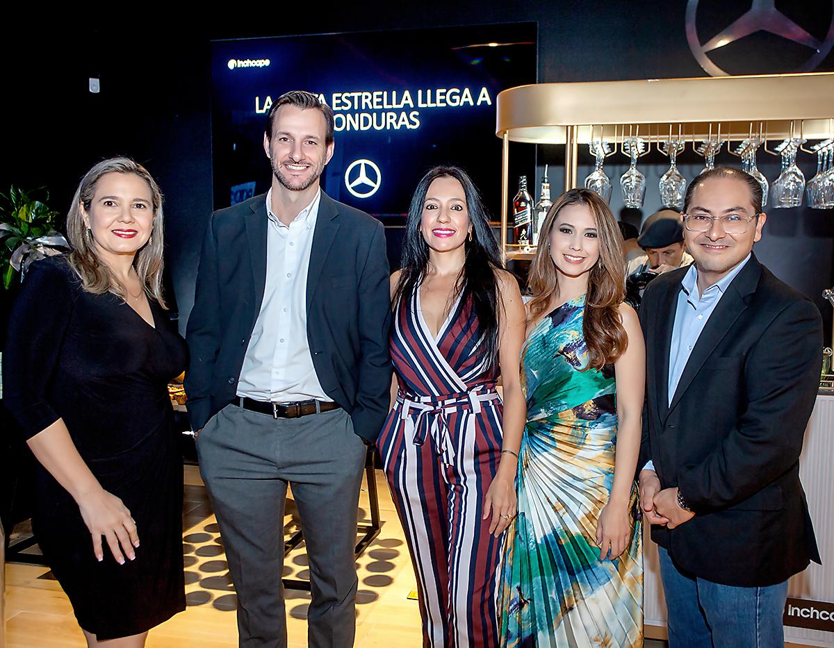 Rosita Figueroa, Juan Carlos Gutiérrez, Diana Franco, Sonly Lin y Carlos Rivas.