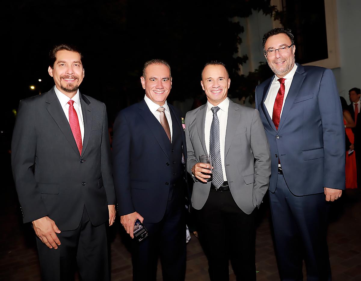 Pedro Diaz, Rafael Aguirre, Rafael Aguilar y Luis Zelaya
