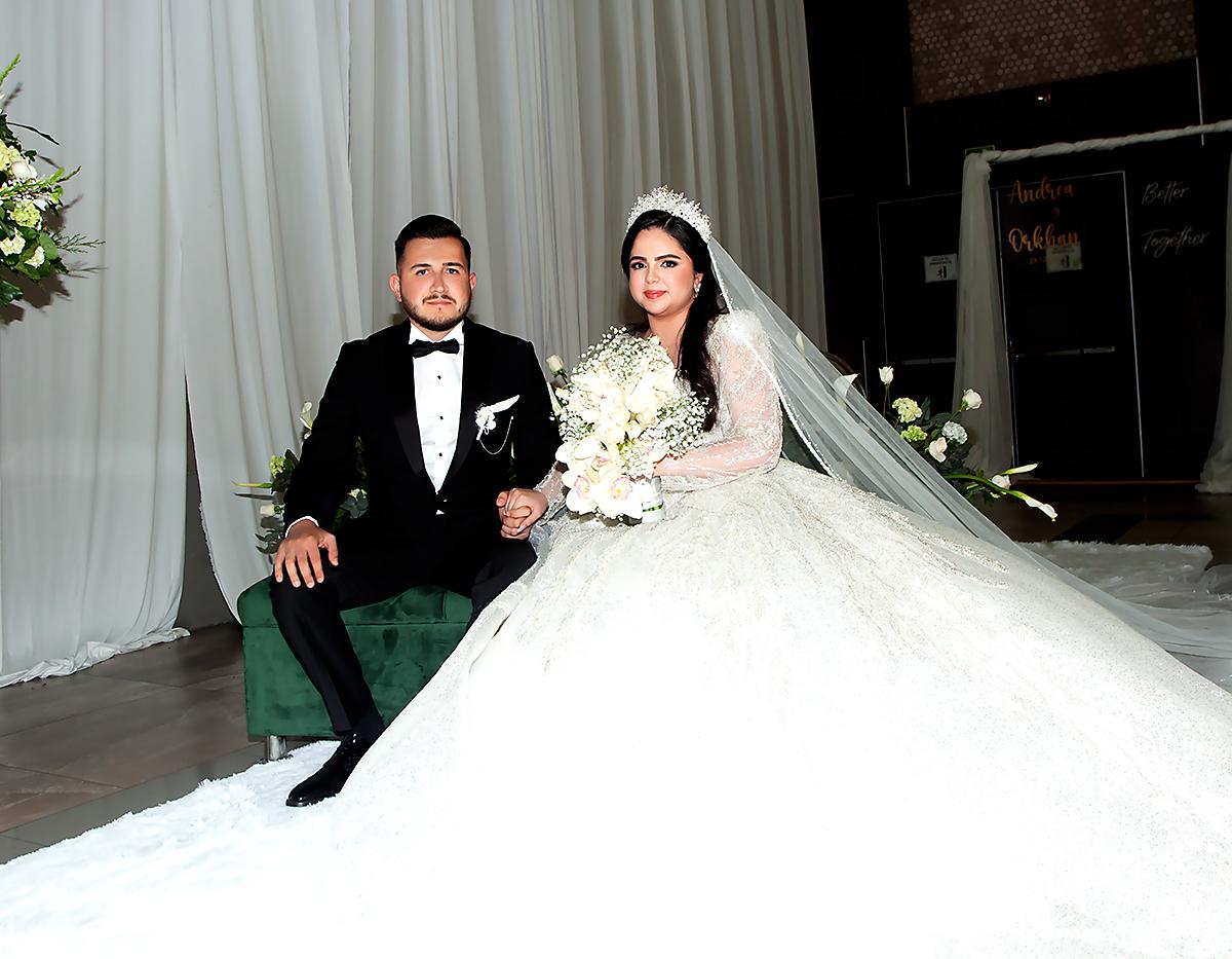Orkhan Yusubov y Andrea Carrillo.