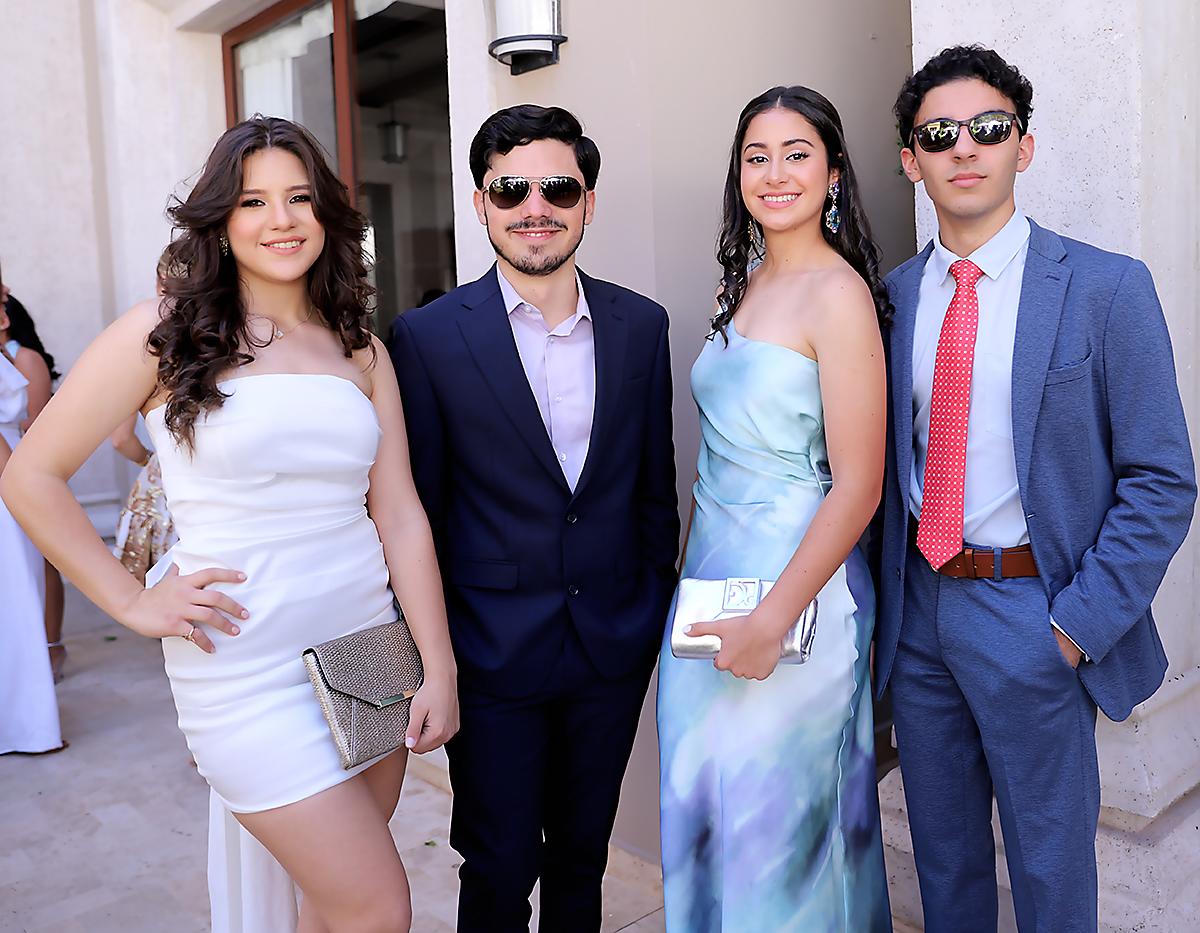 Nicole Girbal, Diego Fernández, Ana Paulina Urrutia y Abraham Mahomar.