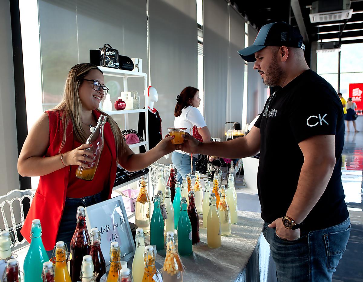 La marca Salute compartió con los asistentes degustaciones de su producto.