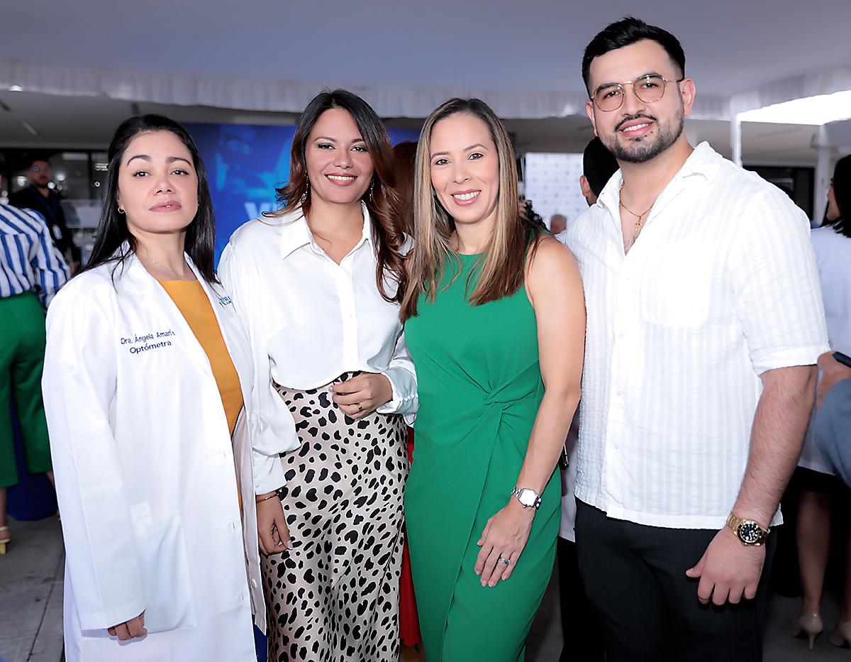 Angela María Amariz, María José Sosa, Lorena Aparicio y Osly Domínguez.