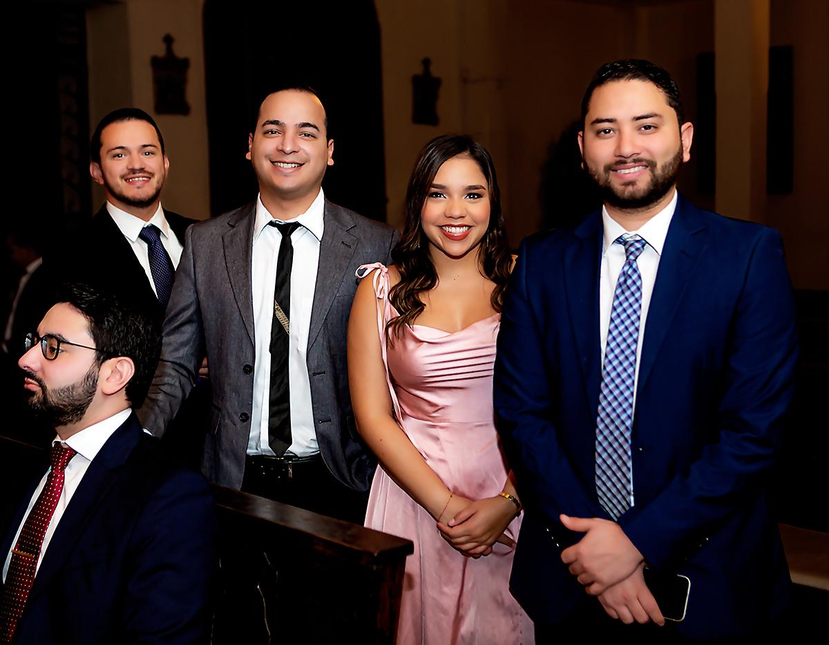 Tulio Madisson, Jorge Laguardia, Liliam Zepeda y Carlos Reyes.
