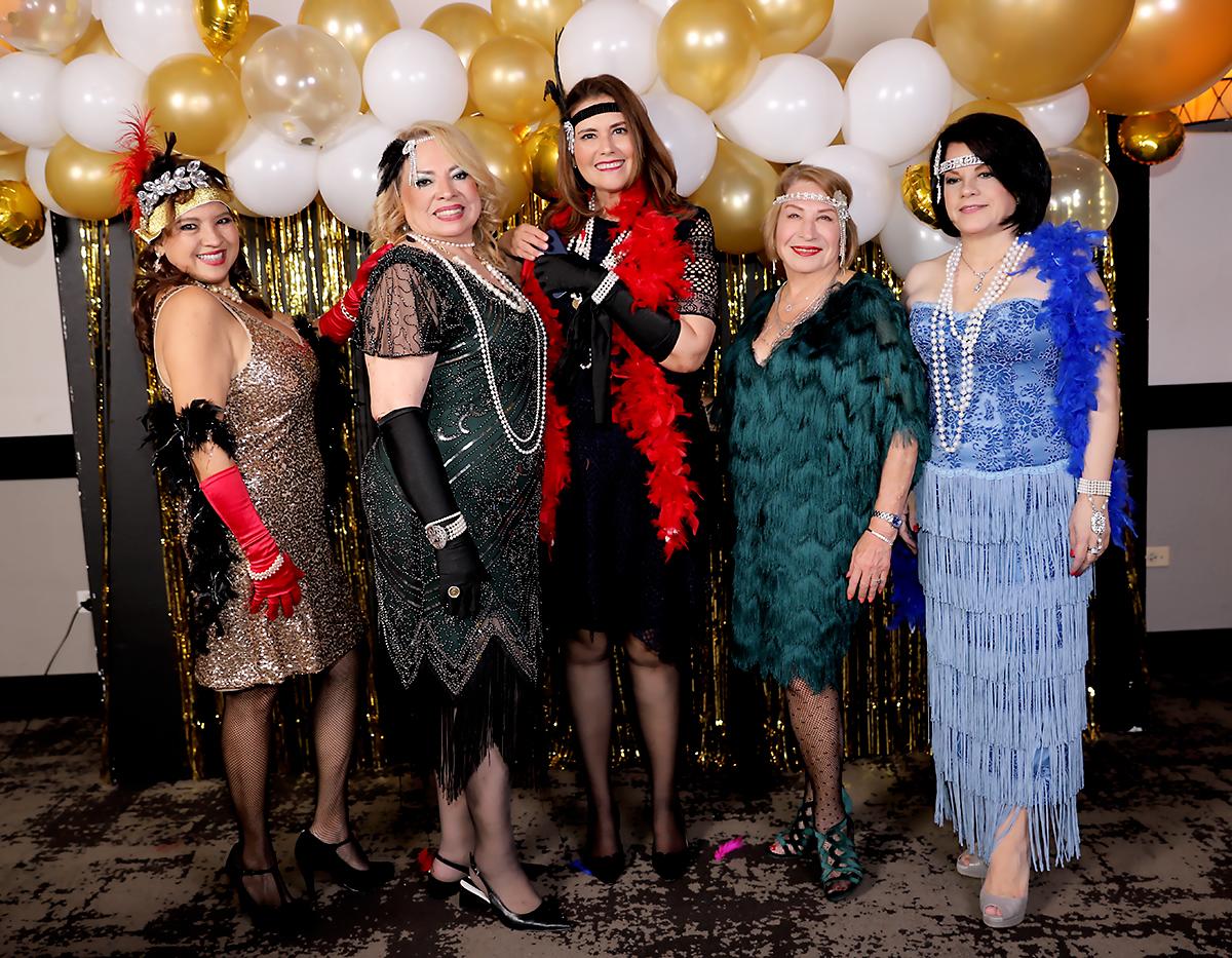 Carla Flores Gómez, Sar Guerra, Suyapa Soto, Zonia Matilde Fiallos y Margina de Valle.