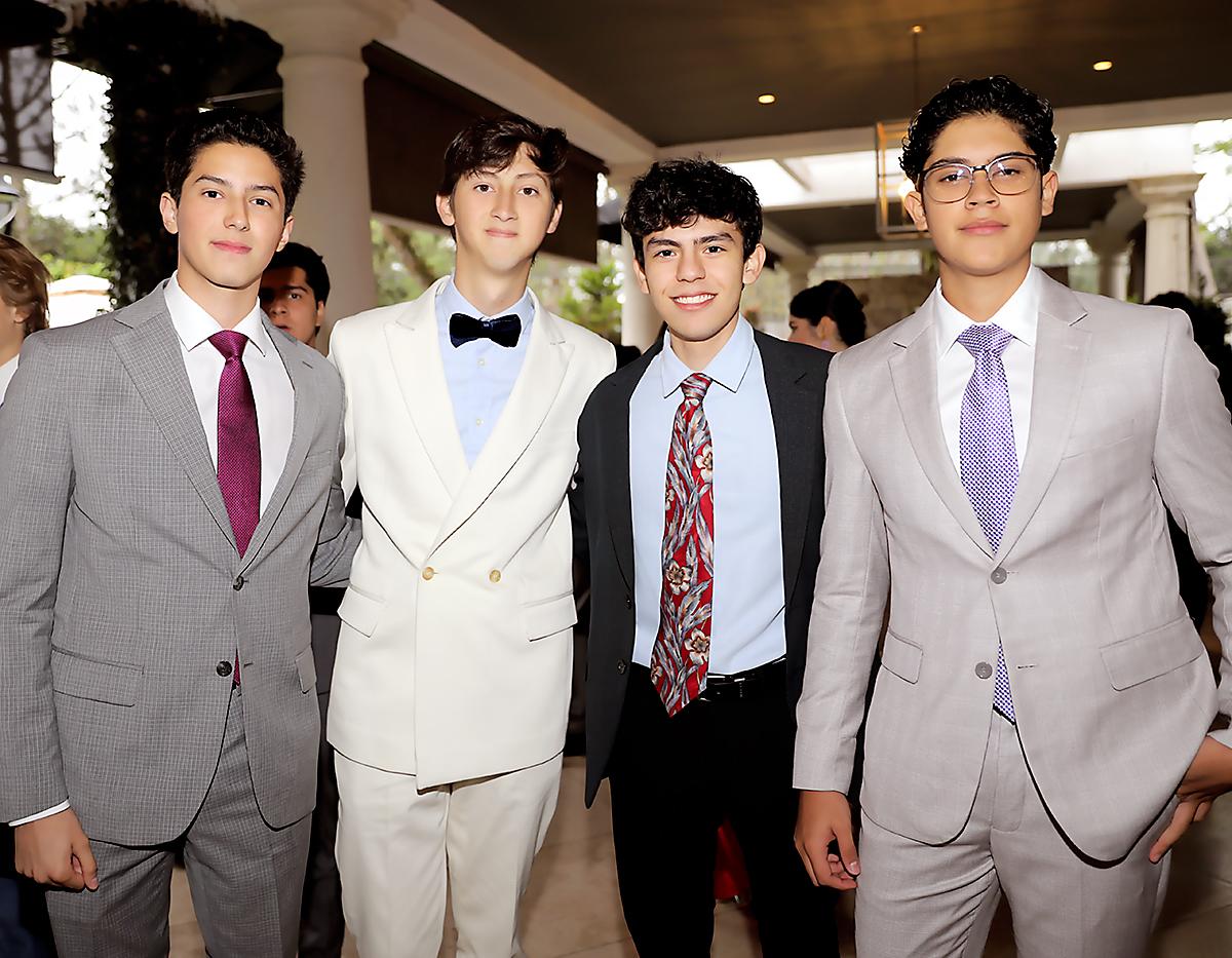 Jamil Kafie, Hans Niehorster, Hernan Ulloa y Sebastian Acosta