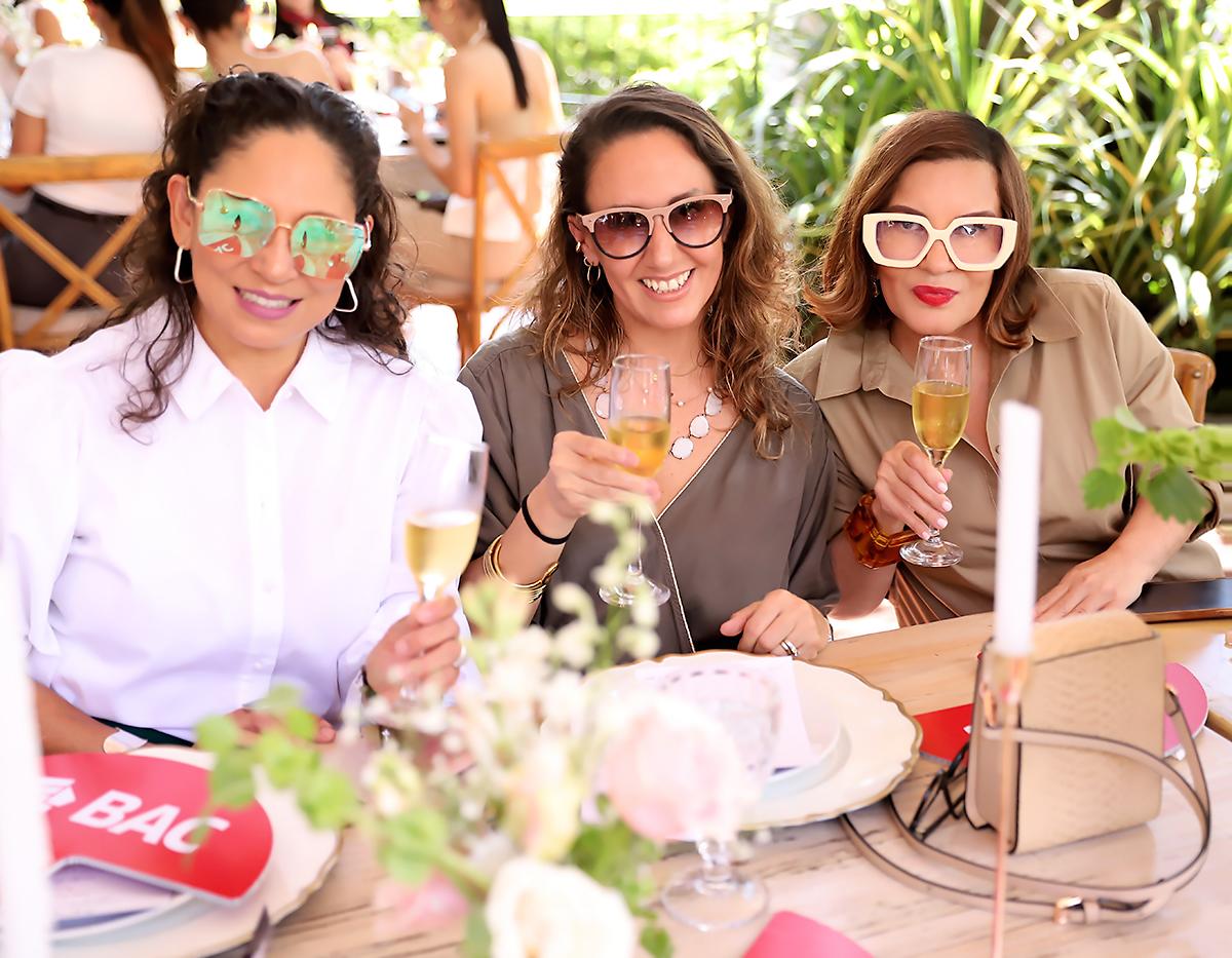 Evelyn Madrid, Gabriela Zelaya y Blanca Bendeck.