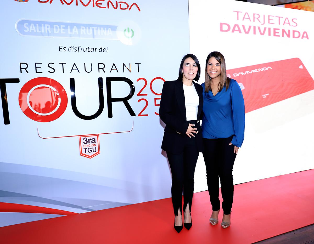 Todo el mes de agosto, Davivienda te invita a salir de la rutina y sumergirte en una experiencia culinaria única con el Restaurant Tour 2025, nuevas iniciativas que celebran la creatividad gastronómica en Honduras. En la foto: Denisse Flores y Ginna Miller.