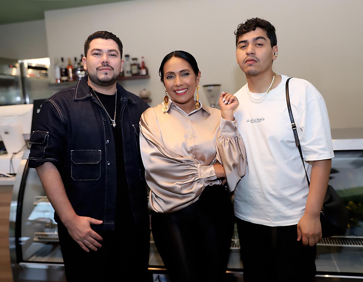 Brian Hernández, Belkis Paz y Jeyson García.