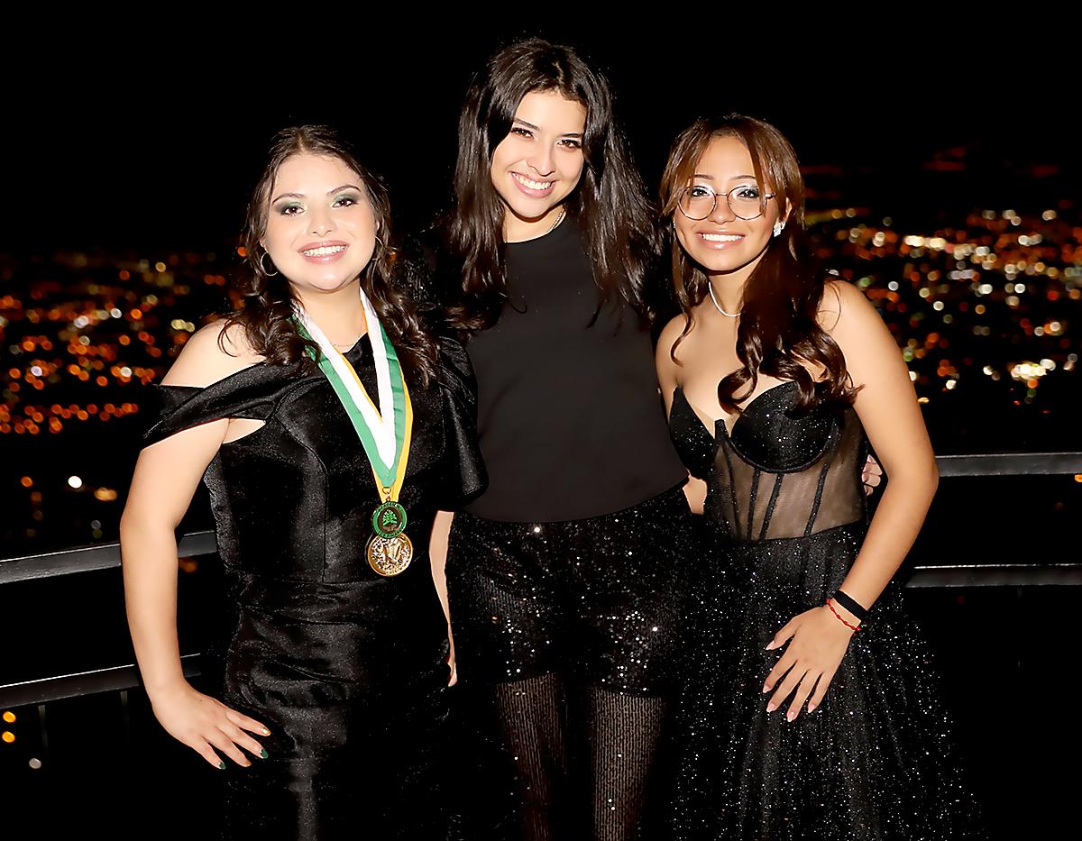Gloria Montes, Luna Castro y Raquel García