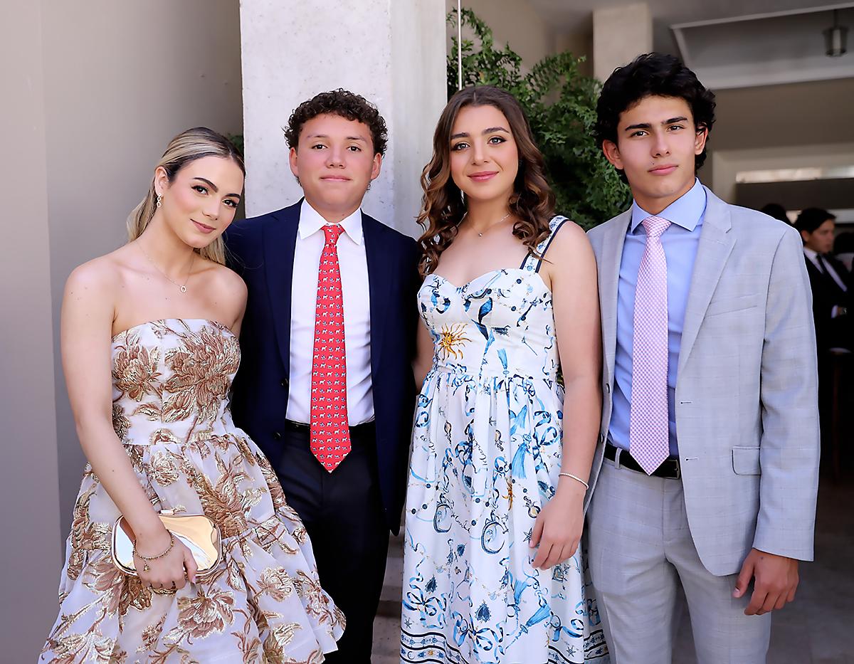 Estefanía Román, Rodrigo Becerra, Mariana Simón y Marcelo Balsamo.