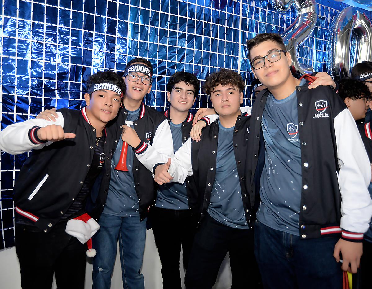 Hanzel Zavala, Sebastián Velázquez, Felipe Mejía, José Valeriano y Omar Meza.