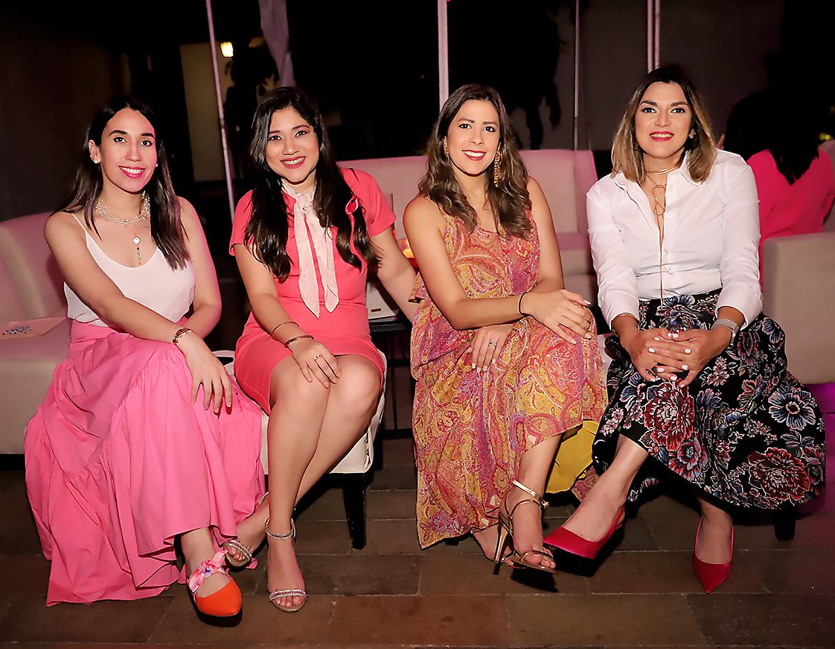 Gabriela Berlioz, Jessie Amador, Michelle Marzan y Rosa Montoya