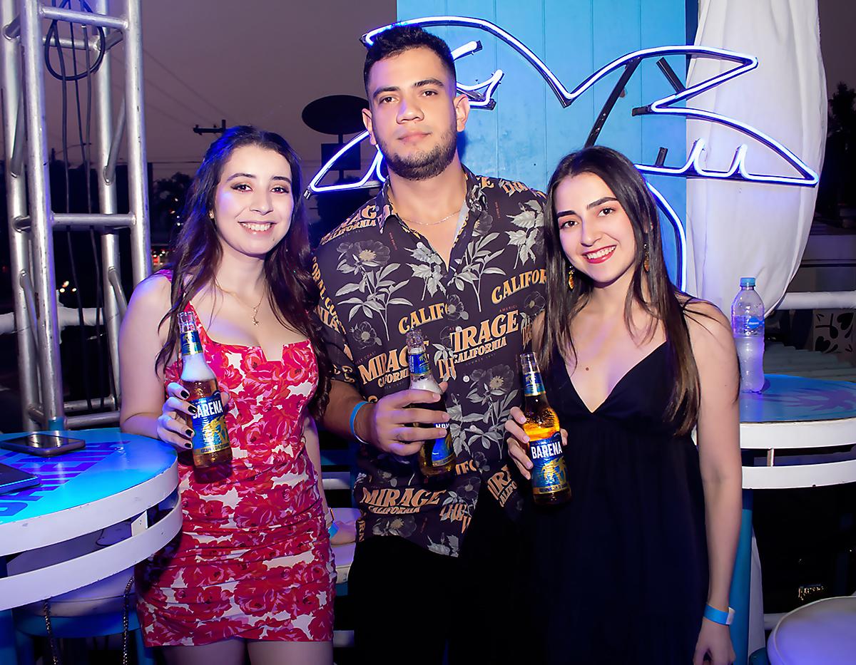 Nicole Coto, Allan Sabillón y Karime Canahuati