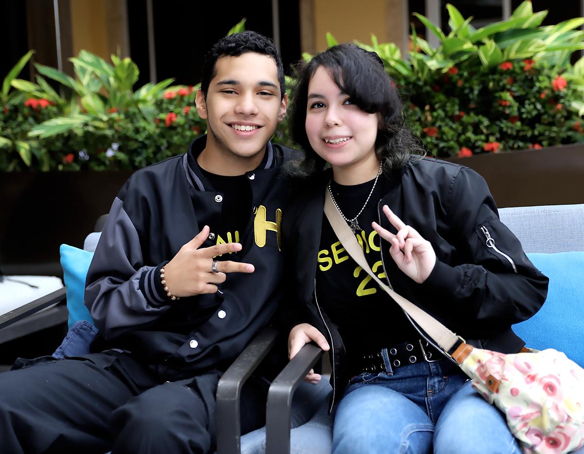 Elliot Rodríguez y Adriana Mejía