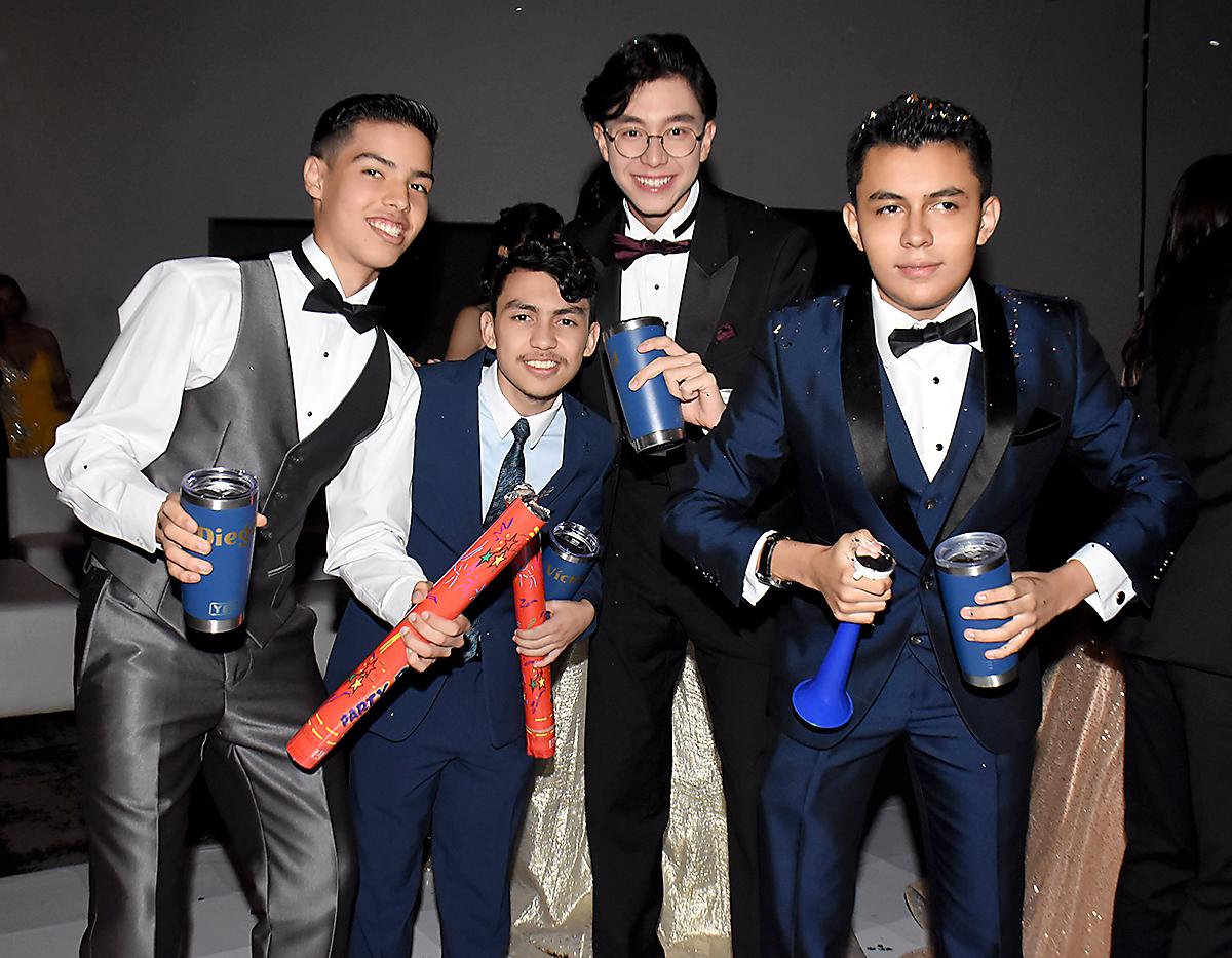 Diego Medina, Víctor Mejía, Michel Idiáquez y Javier Cruz