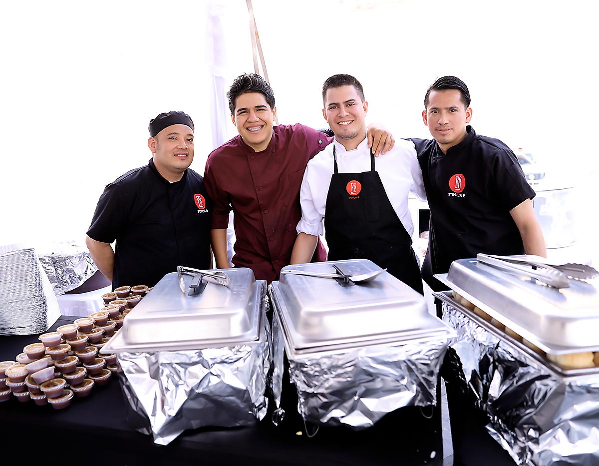 Jovany Álvarez, Brayan Vásquez,Edgardo Pérez y Alberto Cepeda