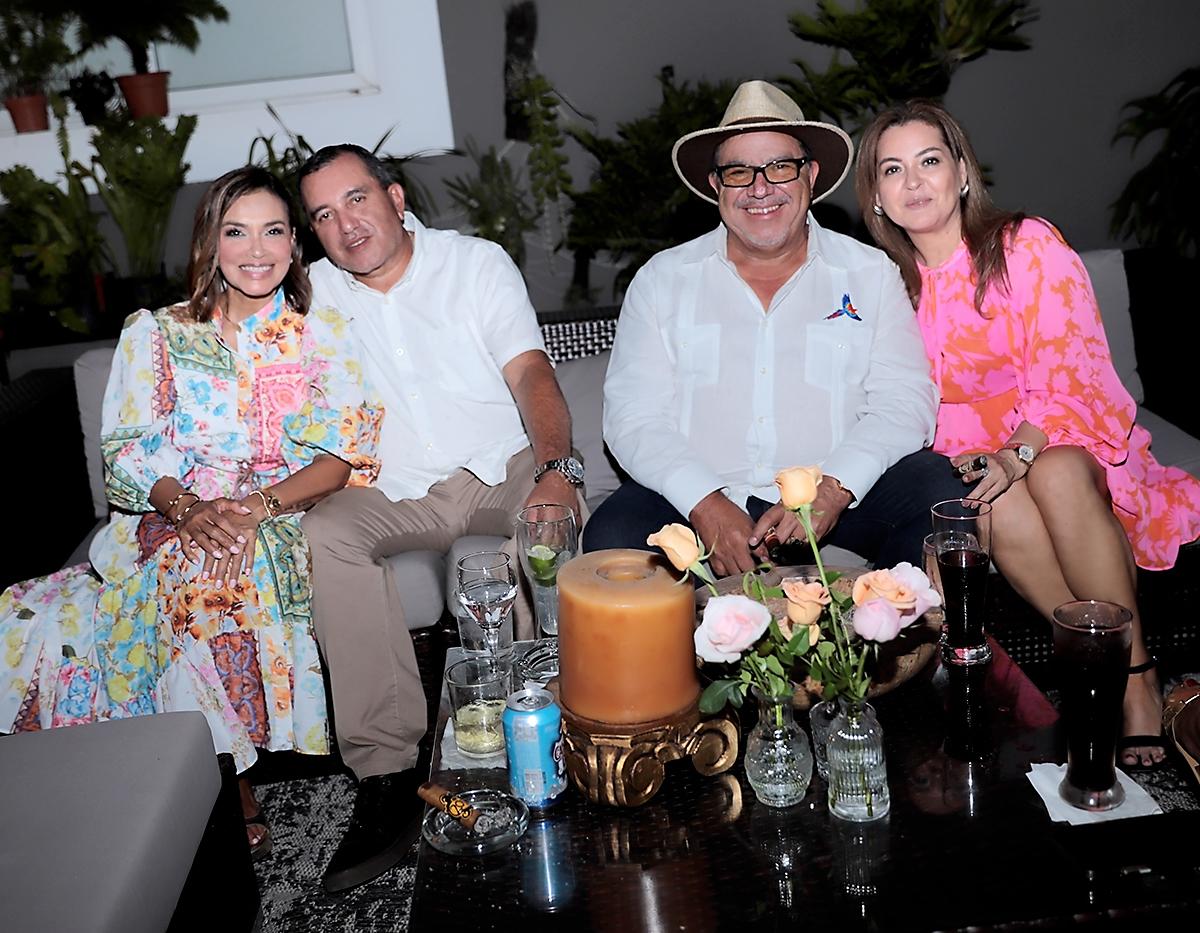 Vivi Montoya, Octavio Pineda, Germán Rodríguez y María Gabriela Zelaya.