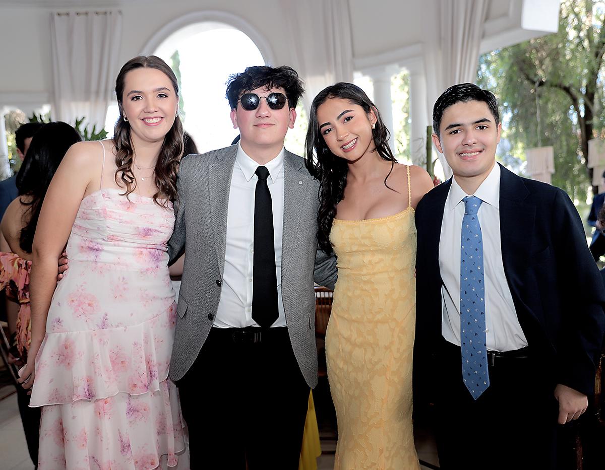 Alexandra Towara, Gabriel Espinal, Ivania Corrales y Ricardo Mazariegos.