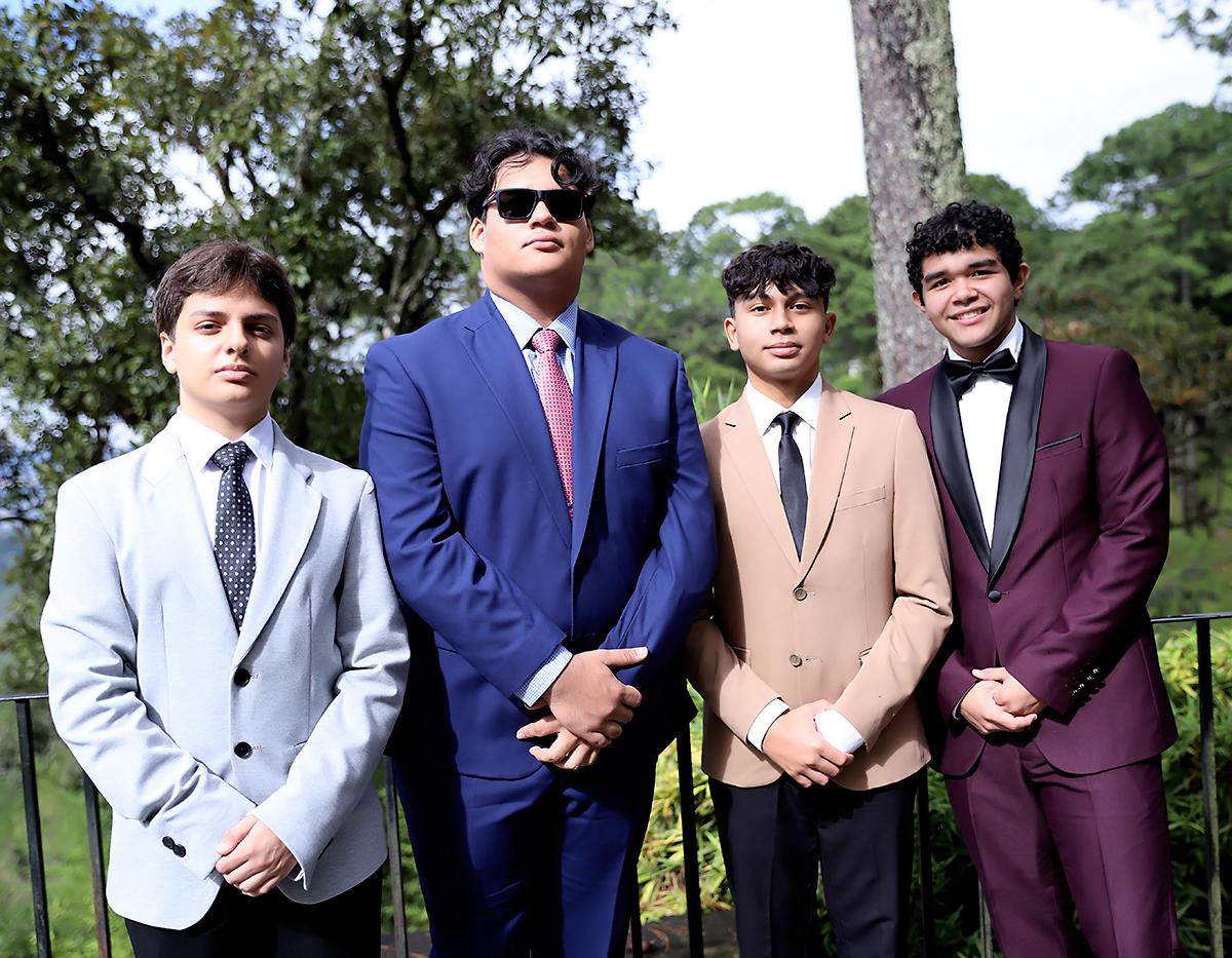 André Andino, Alejandro Vivas, Henry Medina y Rubén Duarte. André Andino, Alejandro Vivas, Henry Medina y Rubén Duarte.