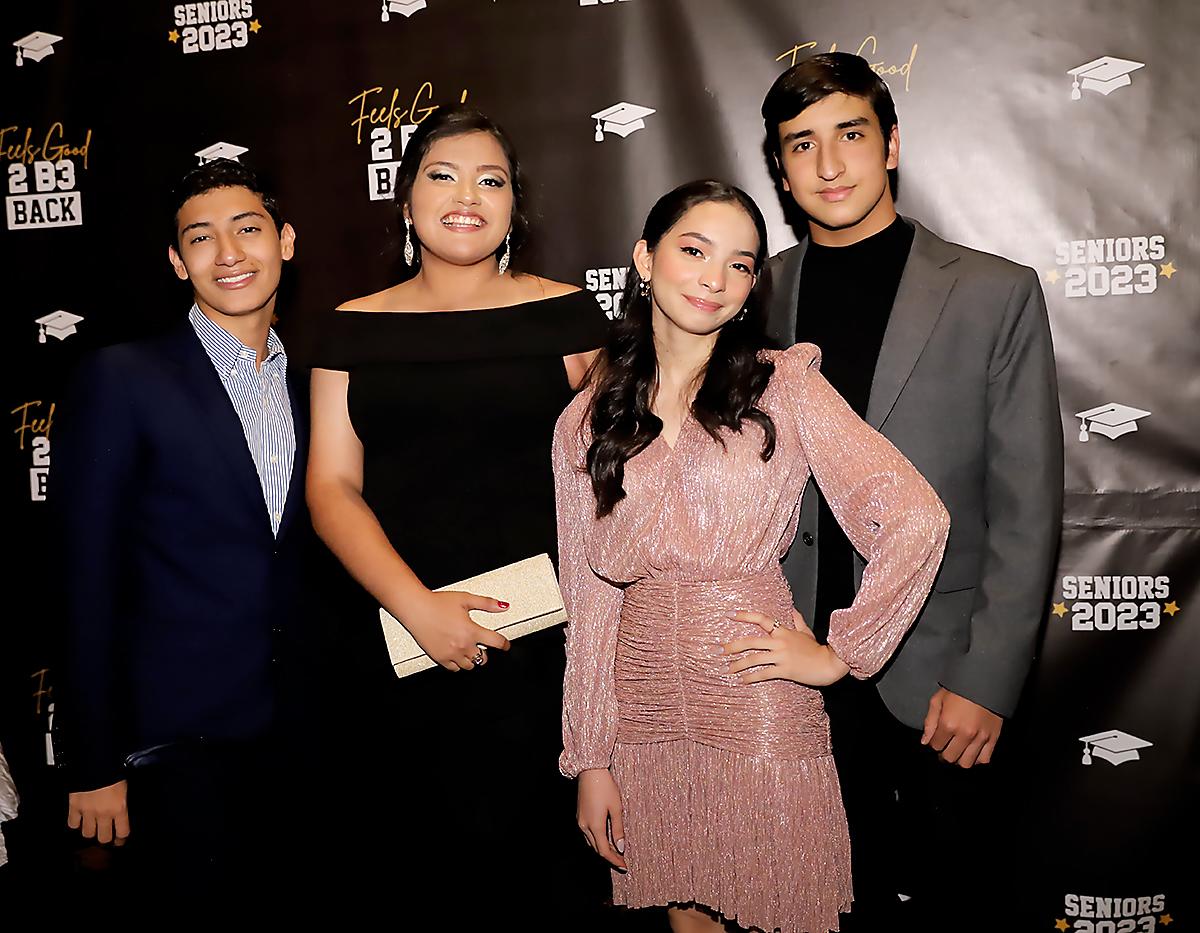 Isaac Padilla, Carmen Castillo, Emily Melendez y Alejandro Mass