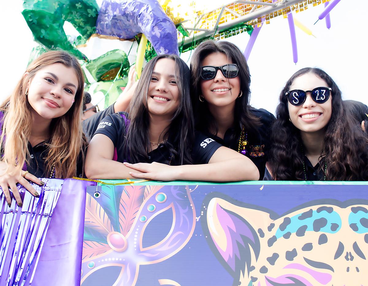 Sofía Valladares, Violeta Ramírez, Michelle Larios y Ariana Sigüenza.