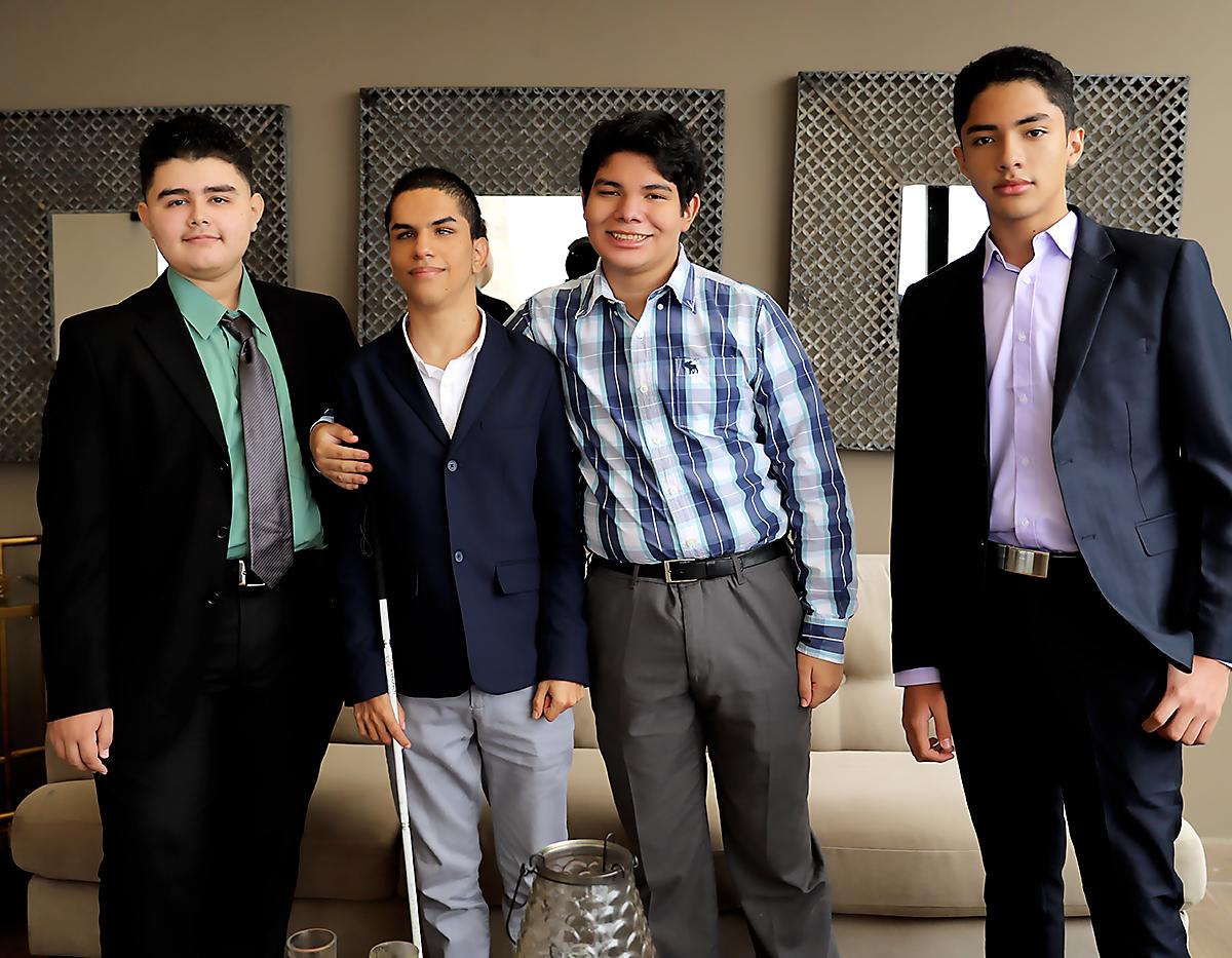 Fredy Betanco, Tito Valle Morazán, Carlos Aguilar y José Diego Ponce
