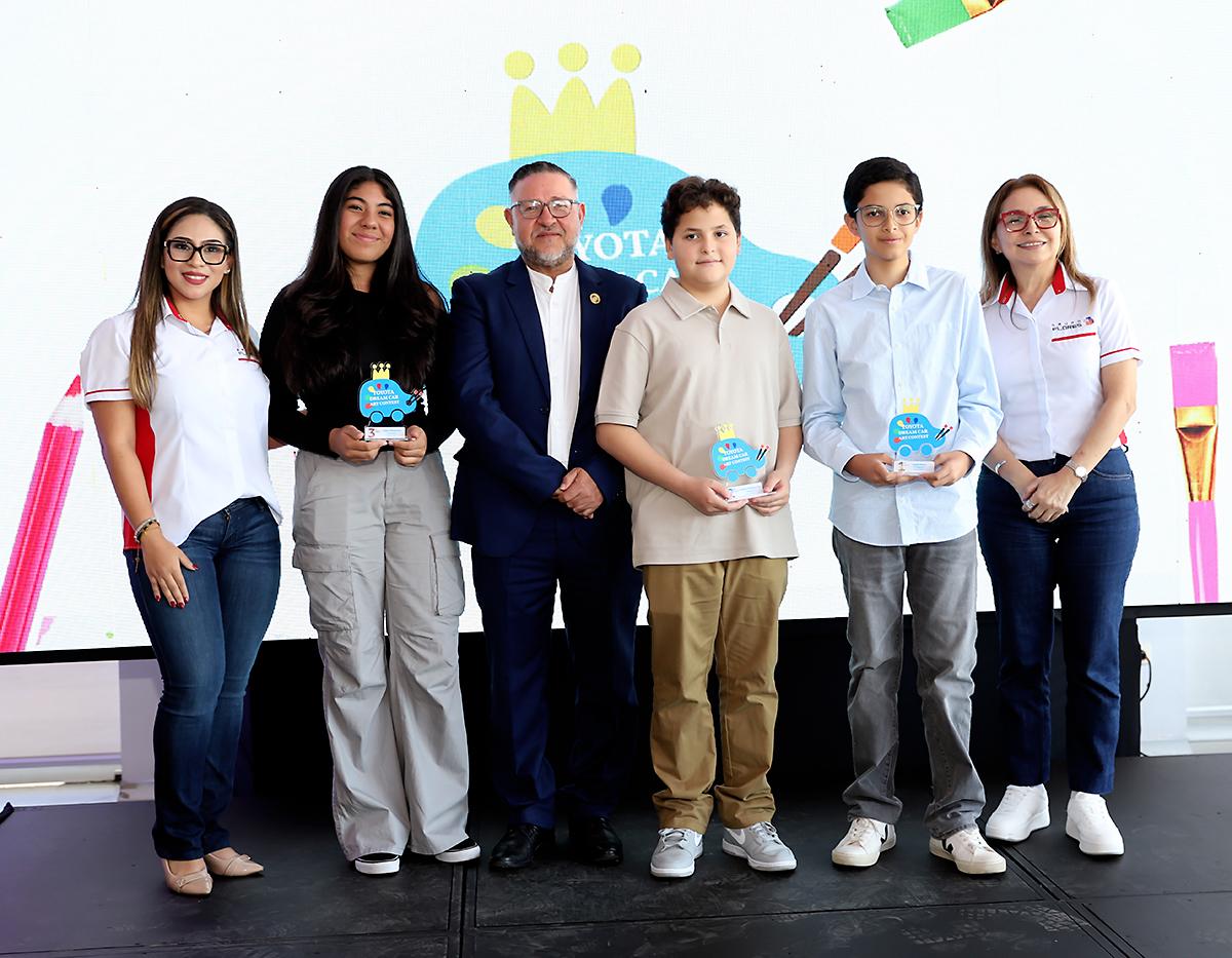 El concurso de arte “Toyota Dream Car” premia la imaginación futurista y el talento de la niñez hondureña