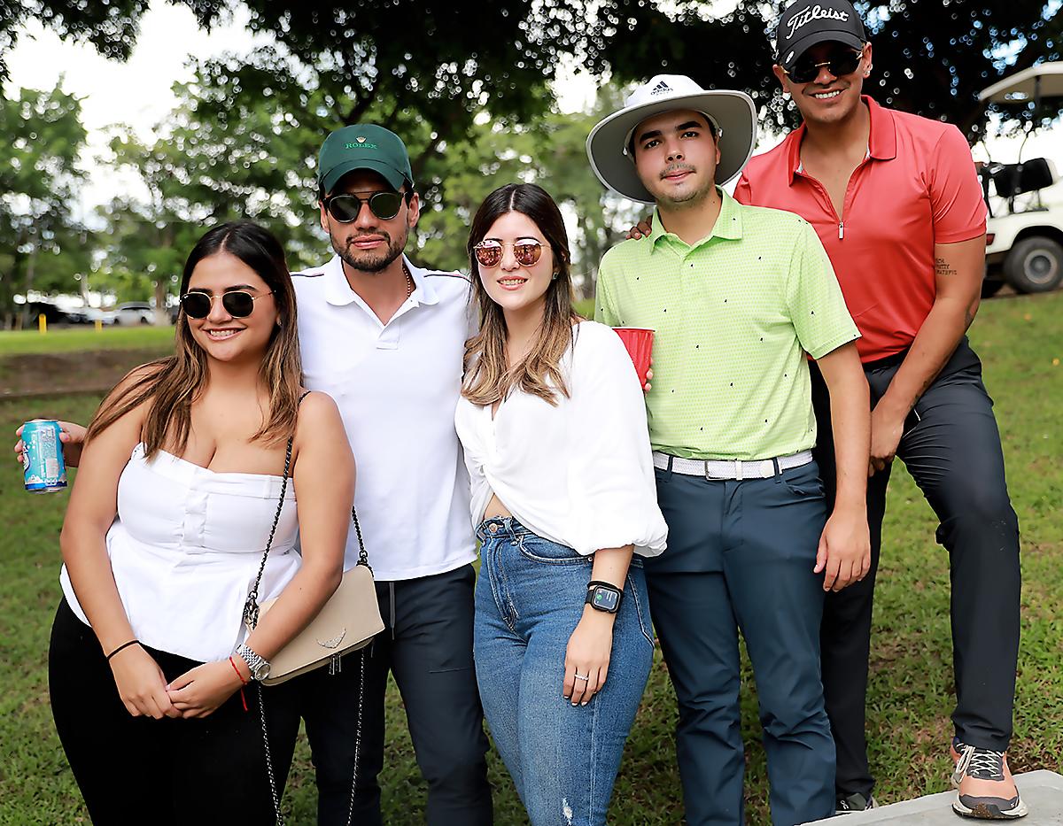 Yuri Melara, Poleth Montoya, Eduardo Álvarez y Kelvin Lanza