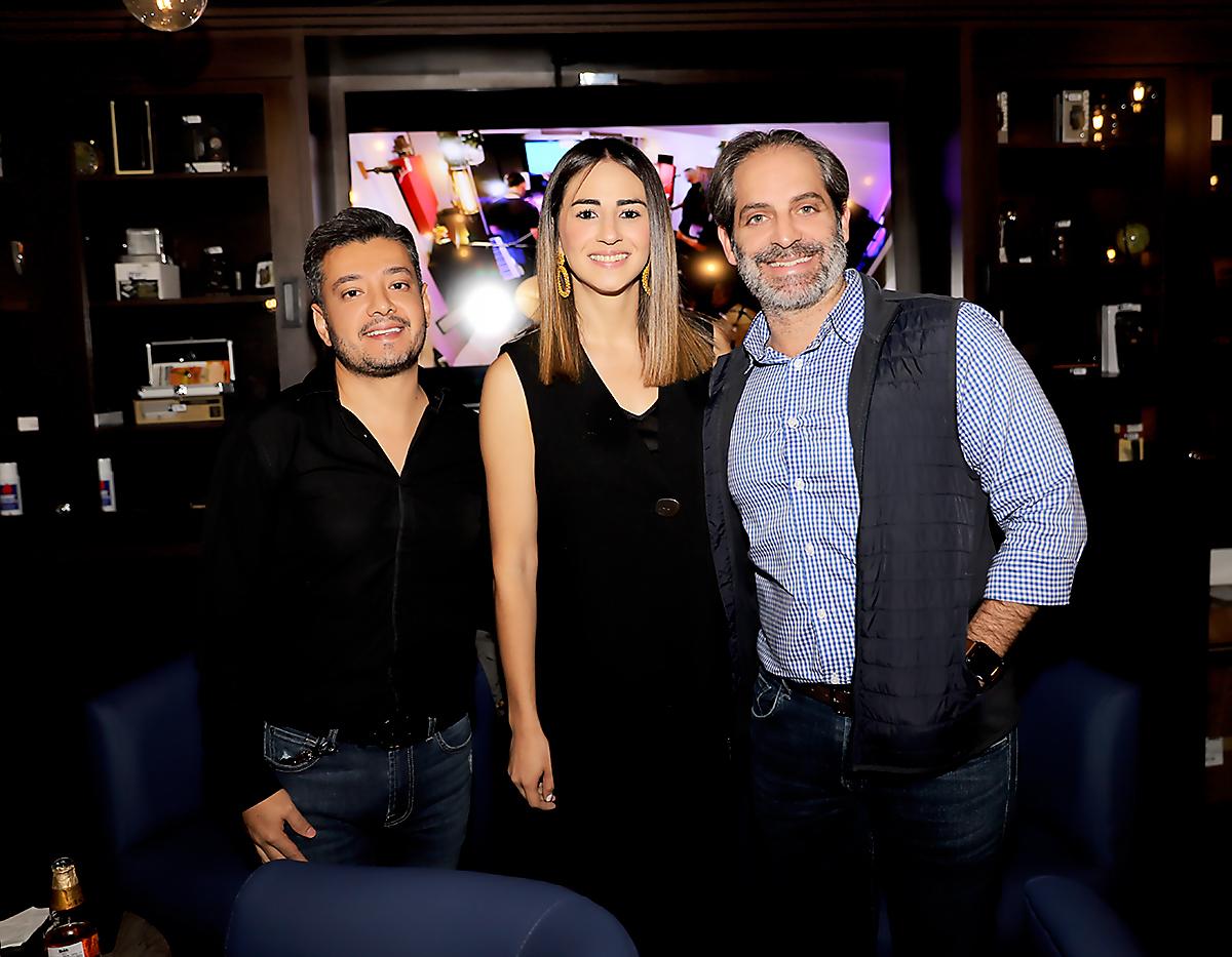 David Maldonado, Claudia Älvarez y Jahir Jalil