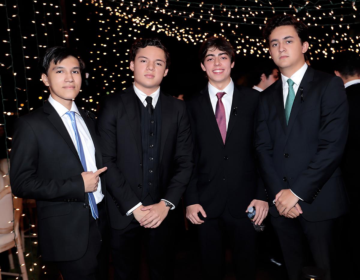 José Luis Ordoñez, Ángel Batres, Alexei Rumman y Enrique Enamorado.