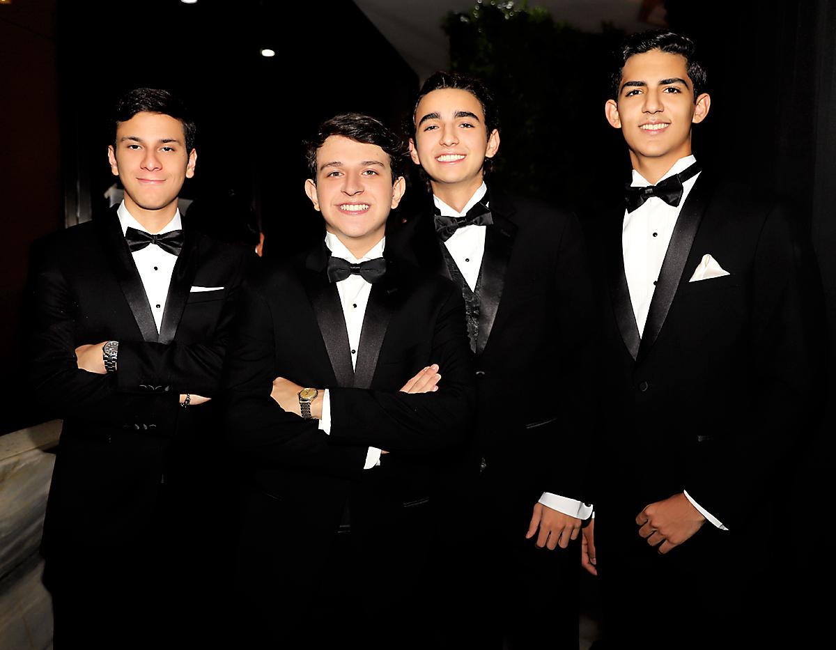 José Andrés Javier, Alberto Scheib, Marky Gernat y Diego Vijil