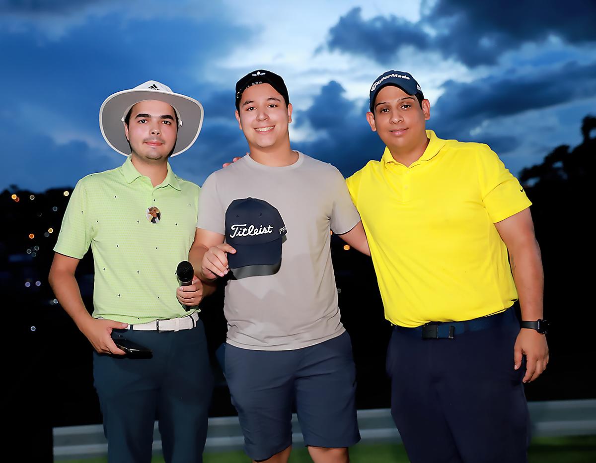 Eduardo Álvarez, David Chávez y Carlos Rojas