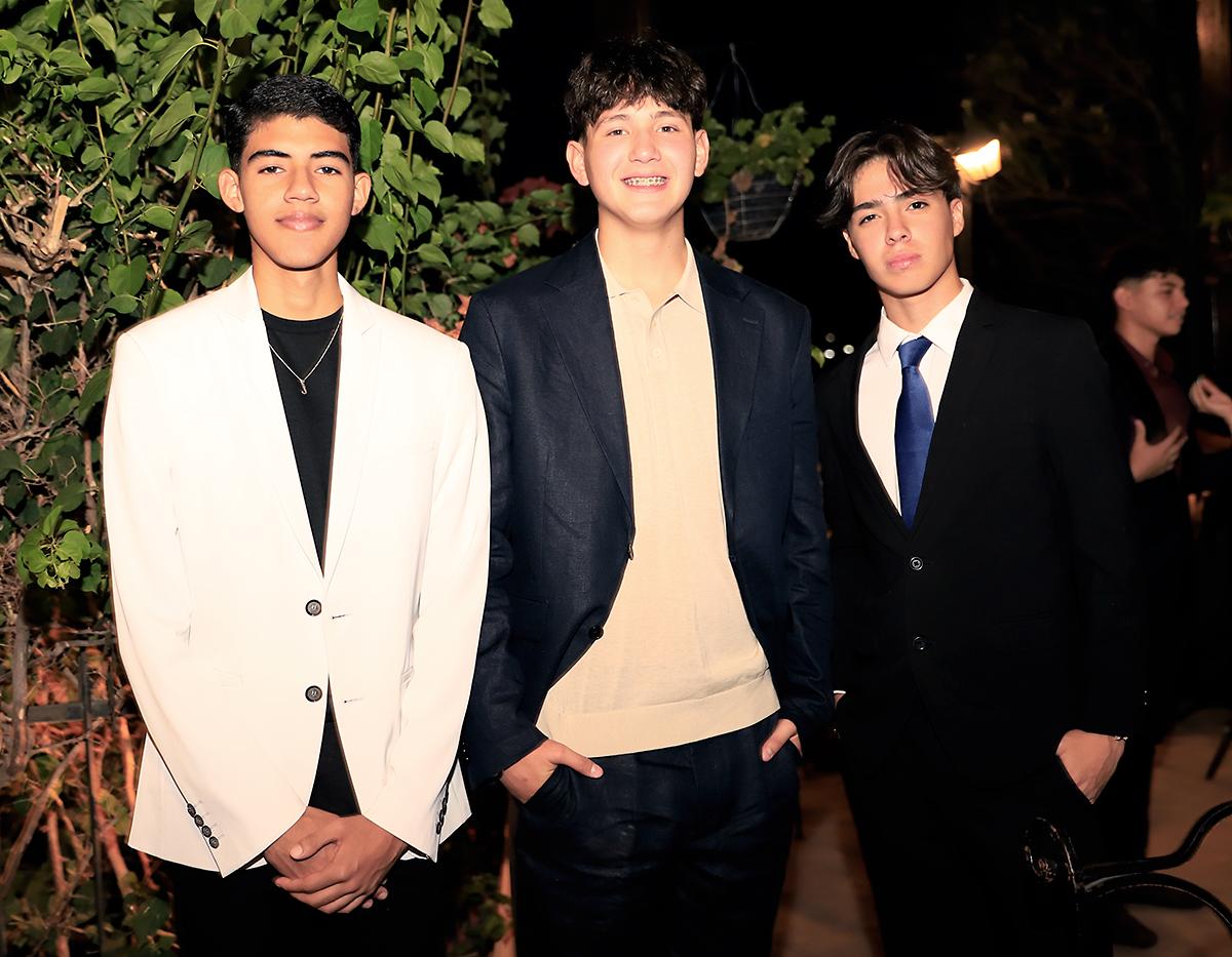 Enry Rodríguez, Patrick Walters y Alberto Zúniga.
