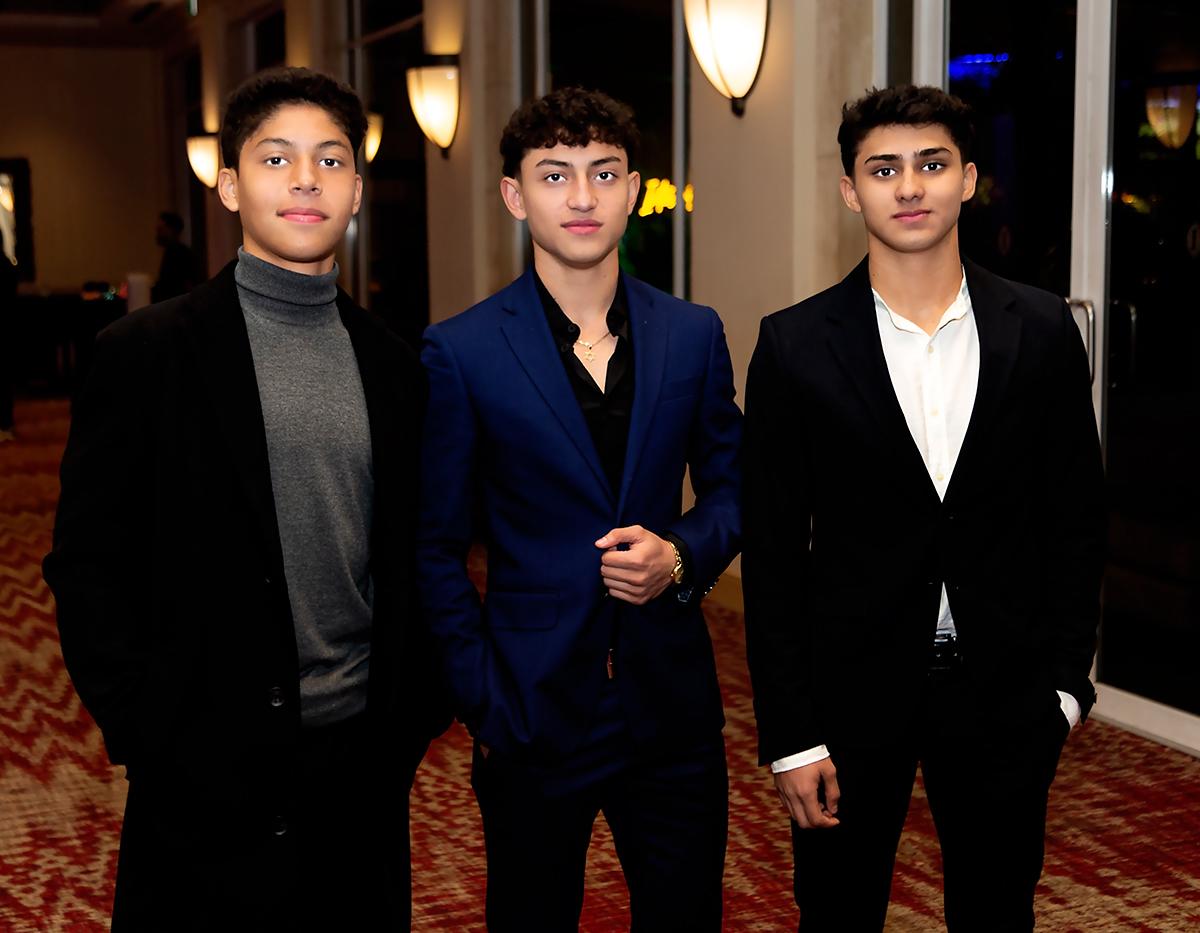 Daniel Bustillo, José Carlos Escobar y Rodrigo Hernández. 