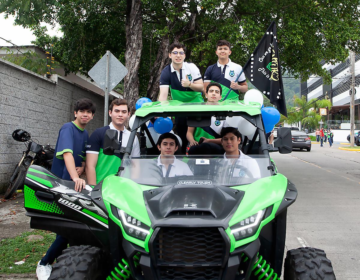 Gerardo Leiva, Diego Smith, Justin García, William Jerezano, Luis Alvarado y Diego Cardona