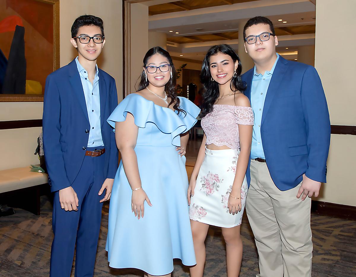 José Vásquez, Celeste Pinto, Katherine Diecke y Guido Fajardo.